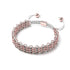 Liens arbre paresseux | Bracelet Kismet Original | Blanc x or rose